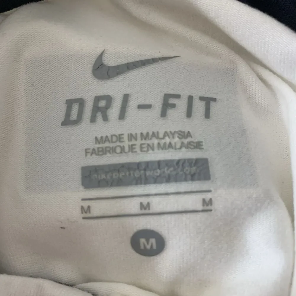 Nike Team USA Element Dri-Fit White Quarter Zip Pullover Sz M Flag Top *flaws